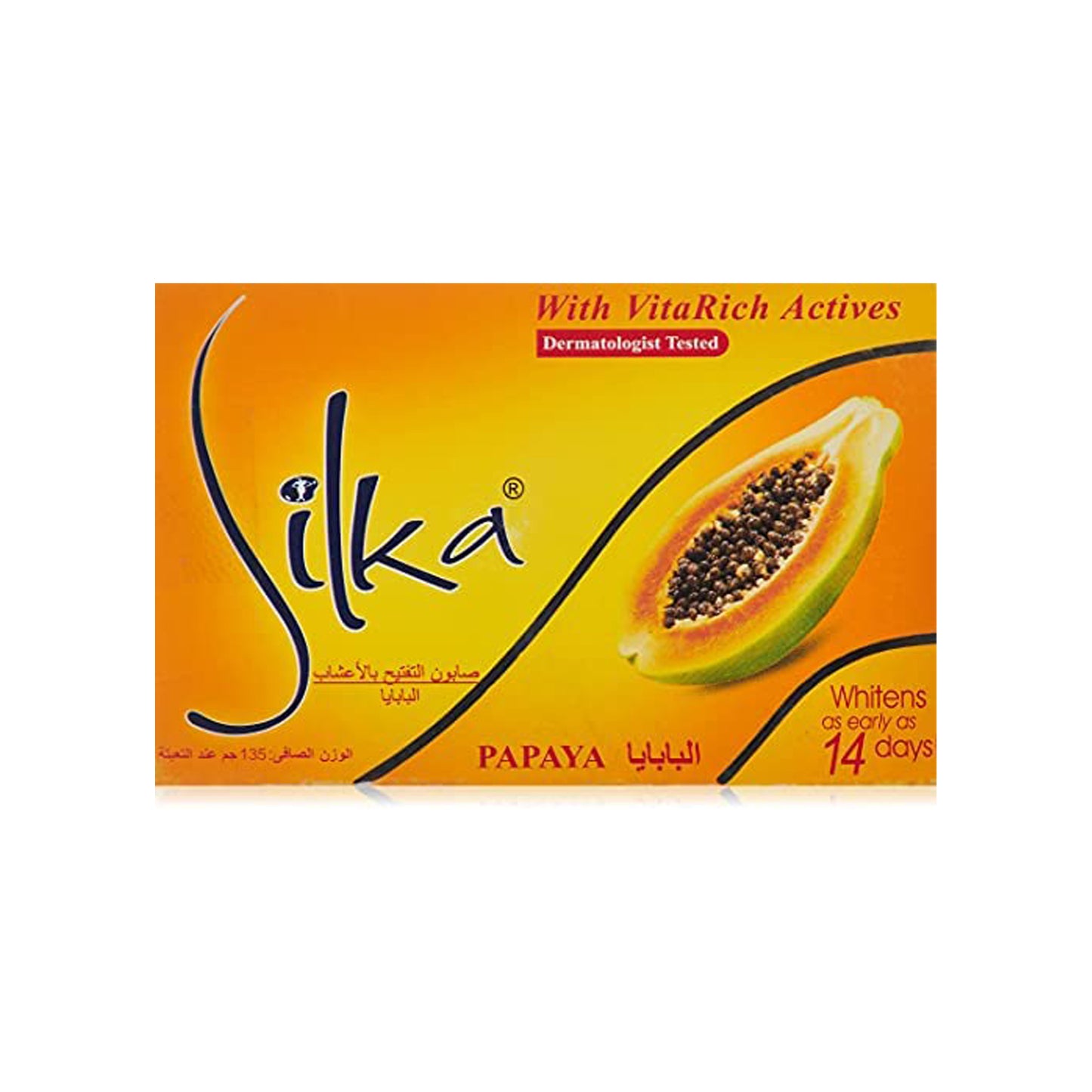 SILKA Papaya Herbal Soap 135g