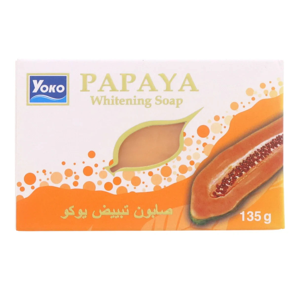 YOKO Papaya Whitening Soap 135g