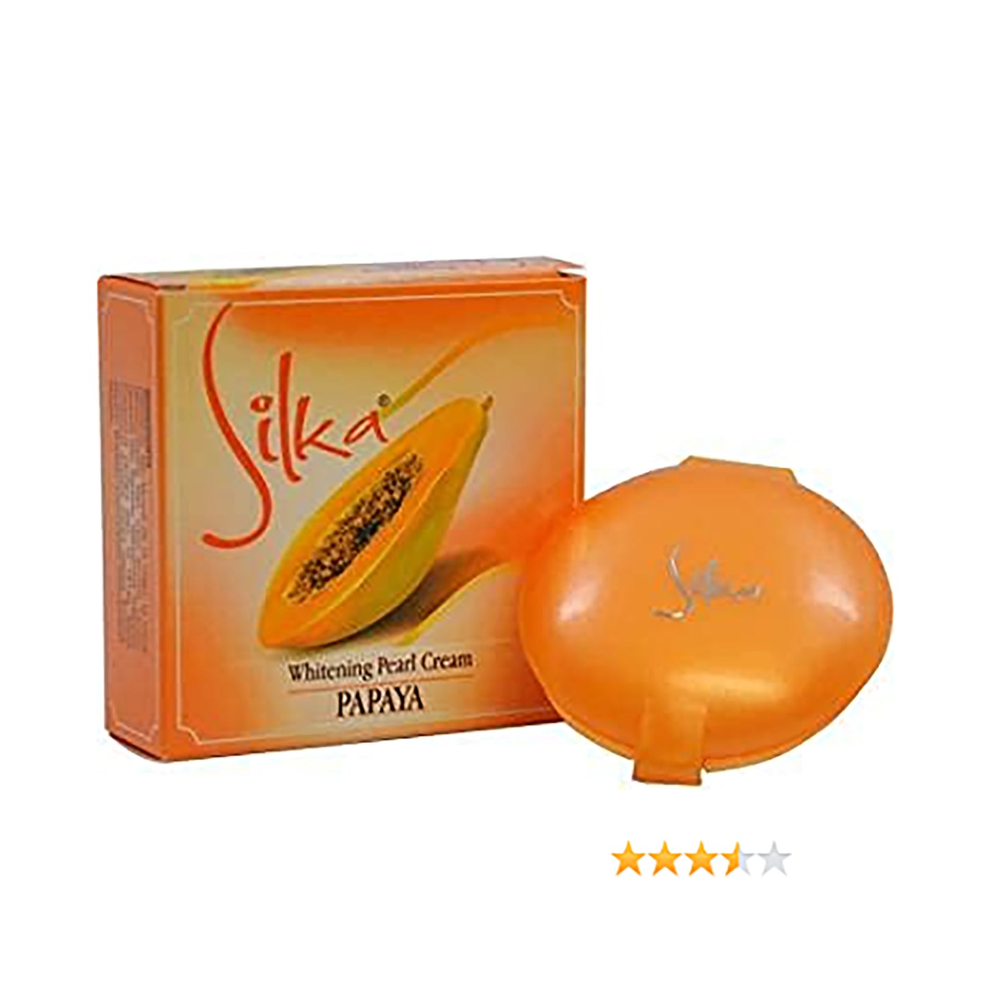 Silka papaya whitening pearl cream (6g)