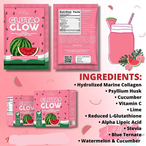 Mistique Colla Glow Watermelon & Cucumber Drink 210G