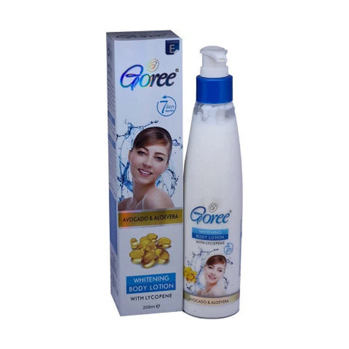 Goree Whitening Lotion Aloe Vera & Avocado 205ml